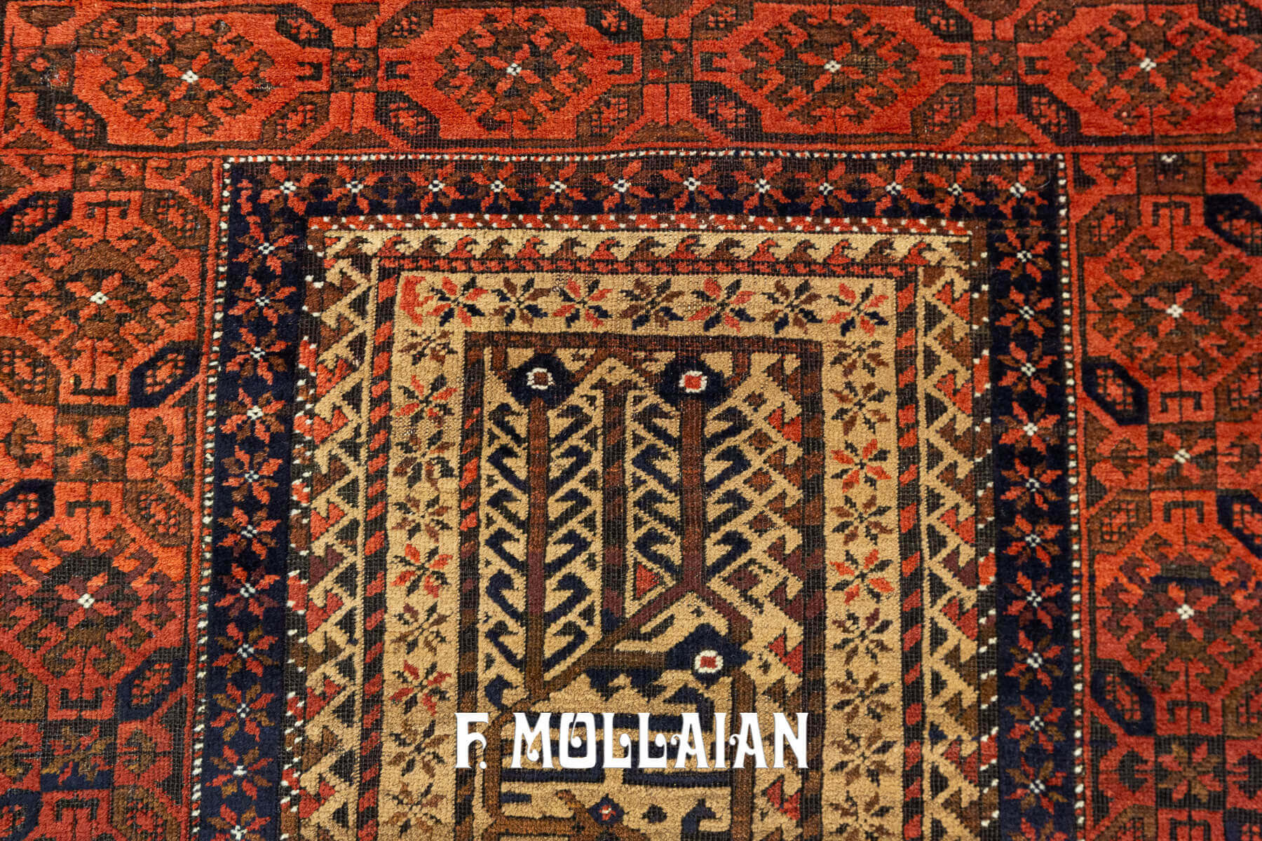 Antique Persian Baluch Hand-Knotted Rug n°:62034635
